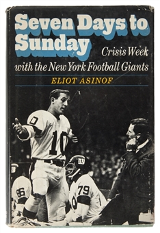 "Seven Days to Sunday" Multi-Signed New York Giants Book (JSA)